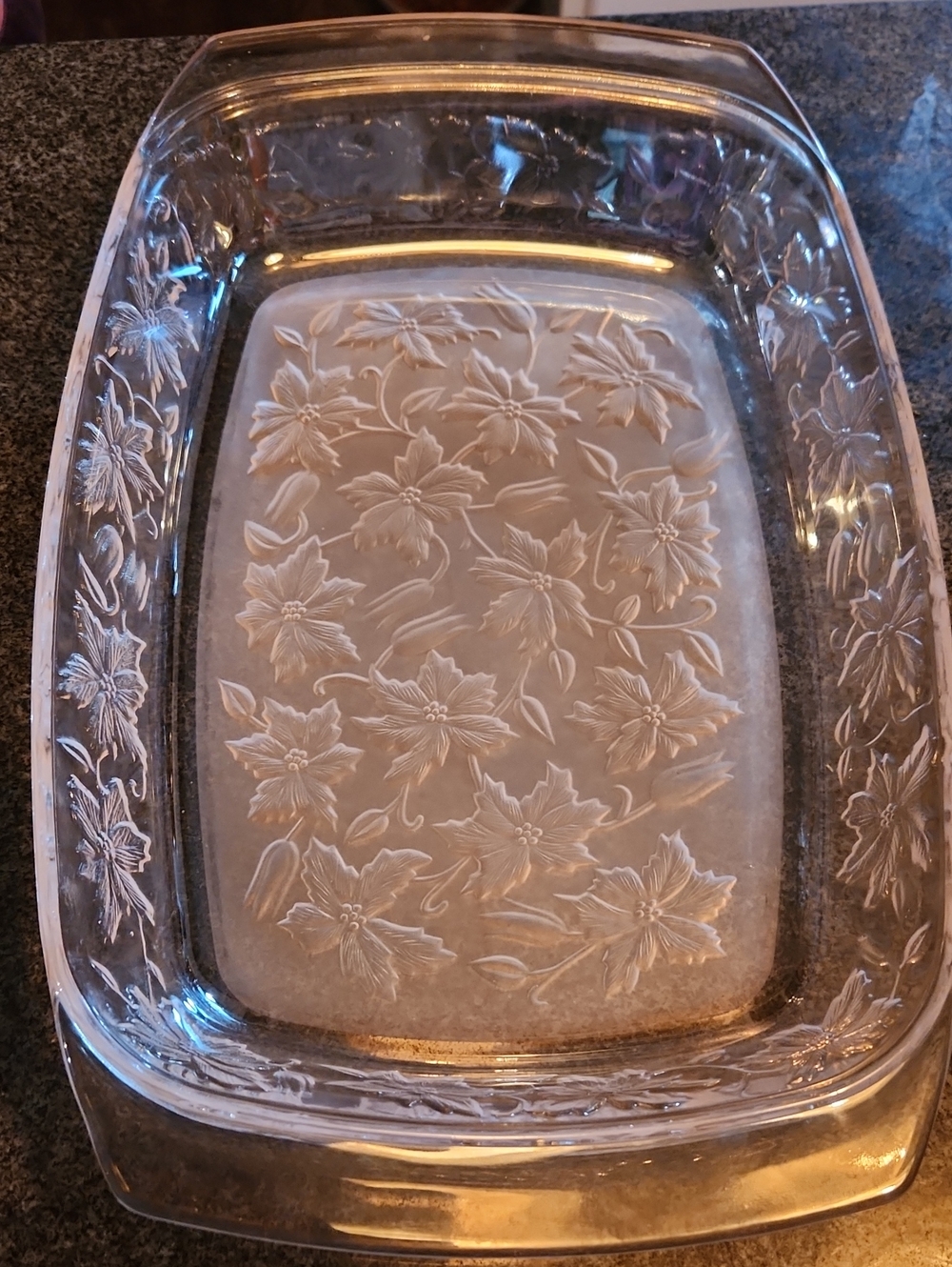 vintage Princess House Fantasia glass baking dish or lasagna pan